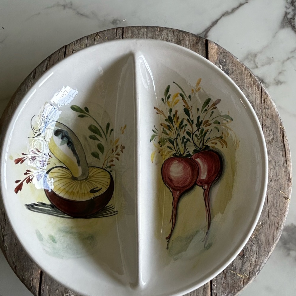 Vintage Mancioli Lachman vintage pedestal serving dish great condition! - Picture 4 of 6